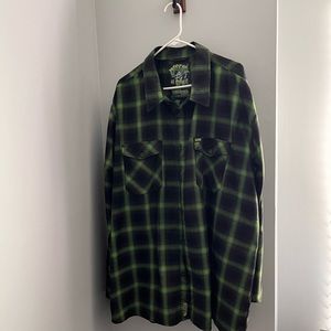 Mens Dixxon Flannel - The Slimer 4XL